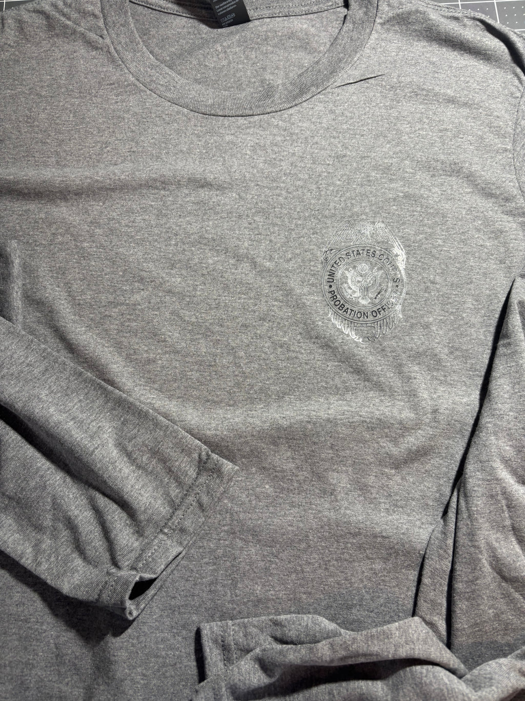 Long Sleeve Port & Co tri blend tee