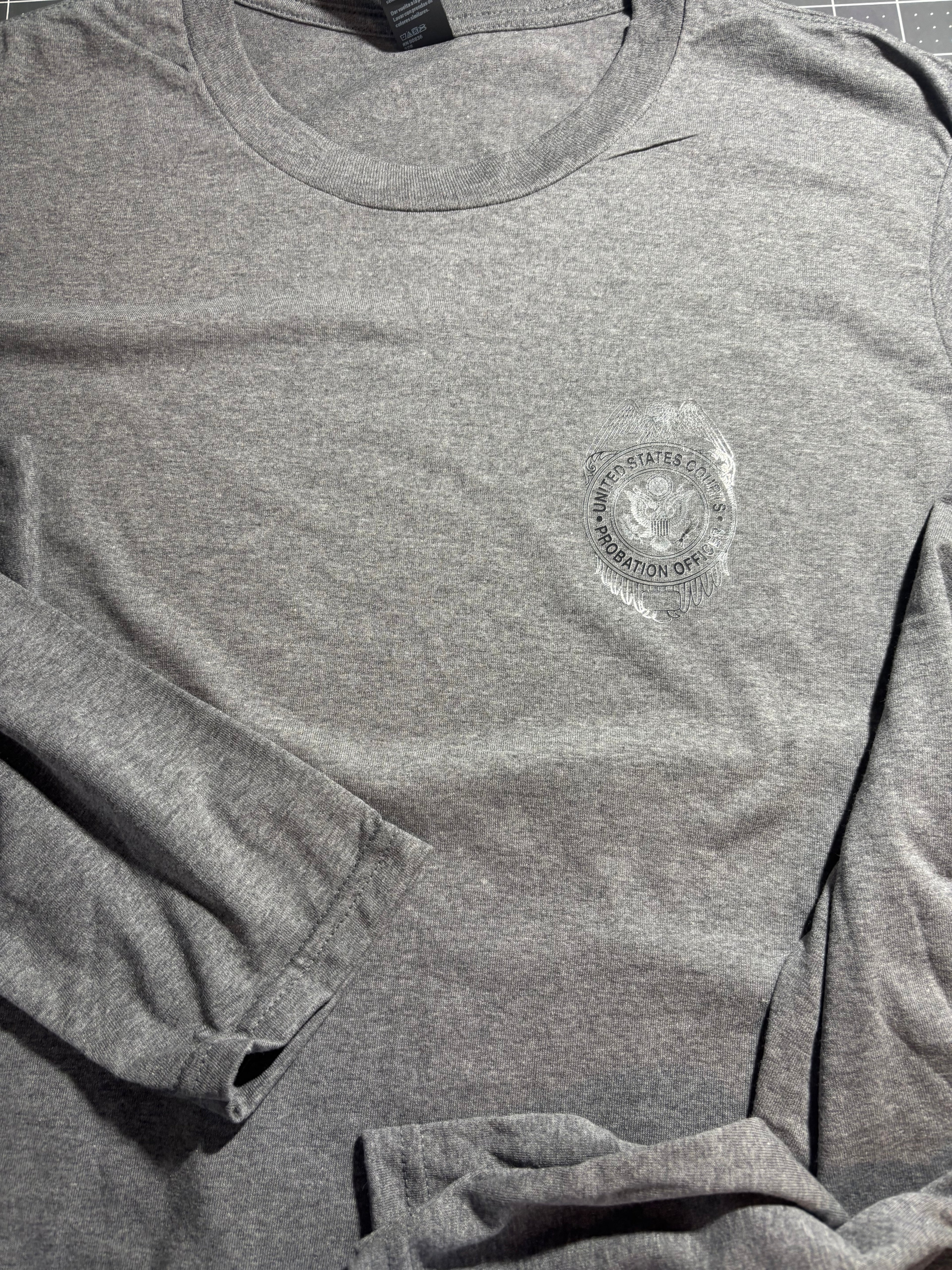 Long Sleeve Port & Co tri blend tee