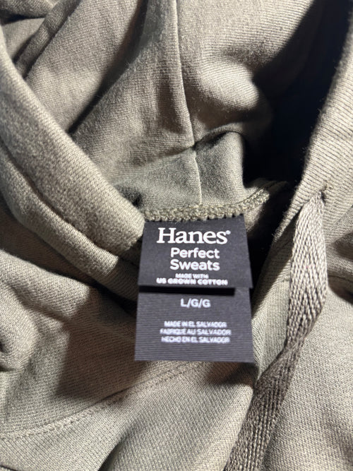 Hanes seal embroidered hoodie