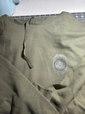 Hanes seal embroidered hoodie